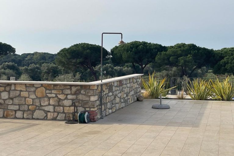Biopietra Stelvio B82 40% - Stelvio O91 40% - listello Toscana Terracotta 3 cm 