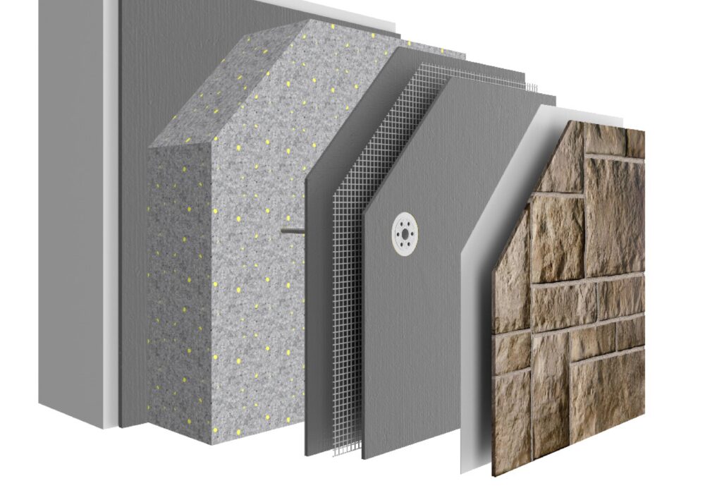 Rivestimento in pietra naturale rigenerata su cappotto termico: bellezza, efficienza e normative. 