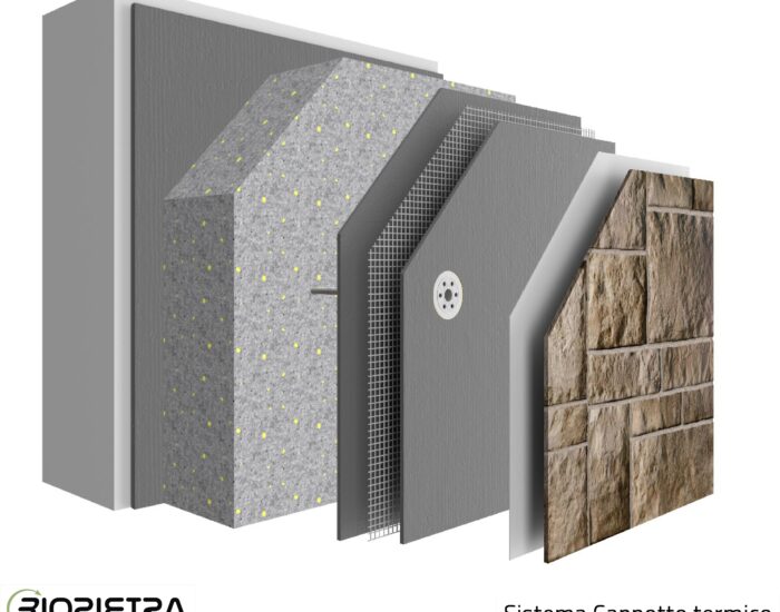 Rivestimento in pietra naturale rigenerata su cappotto termico: bellezza, efficienza e normative. 