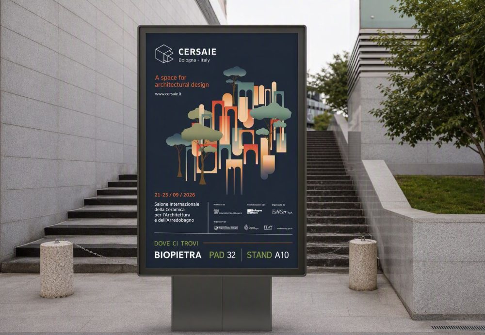 Da Bruxelles a CERSAIE 2026: la pietra naturale rigenerata entra nell’era dei cantieri smart