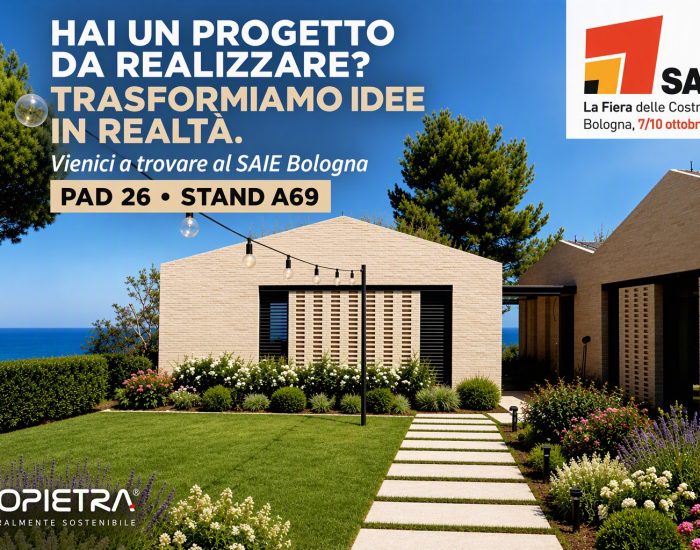 Biopietra ti aspetta a SAIE Bologna 2026